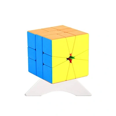 Immagine di OJIN MoYu MoFang JiaoShi MFJS Meilong Square 1 cubo speciale Classe di cubatura MFSQ Puzzle Twsit uniformemente veloce cerebrali con un treppiede (Senza Adesivo)