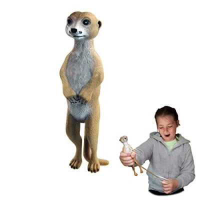Immagine di Rep Pals Suricato, Giocattolo Elastico di Deluxebase. Animaletti Gomma Super Elastici Che sembrano Veri, Perfetti per i Bambini