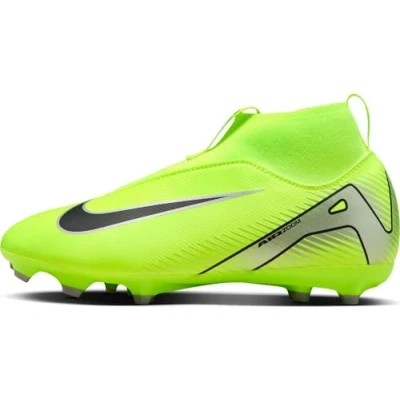 Immagine di Nike Performance JR ZOOM 10 ACAD FGMG Unisex Scarpe da calcetto con tacchetti per bambini, Taglia: 33.5, Volt/black Sintetico / tessuto
