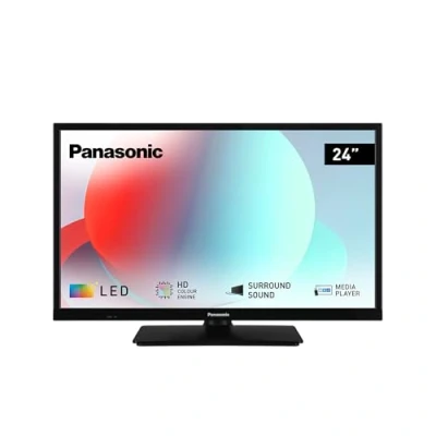 Immagine di Panasonic TS 24N30AEZ, Serie N30 24 pollici HD LED TV, 2024, Lettore Multimediale USB, Alto Contrasto, Triplo Sintonizzatore HD, HDMI, Opzione Montaggio a Parete, Per Un&#039;Esperienza Visiva Ottimale