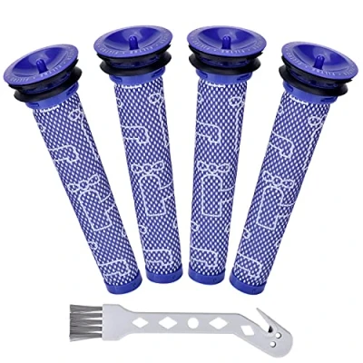 Immagine di Leadaybetter Filtro per Dyson 4 Pezzi Pre di Ricambio V6 V7 V8 DC58 DC59 DC61 DC62 Lavabile
