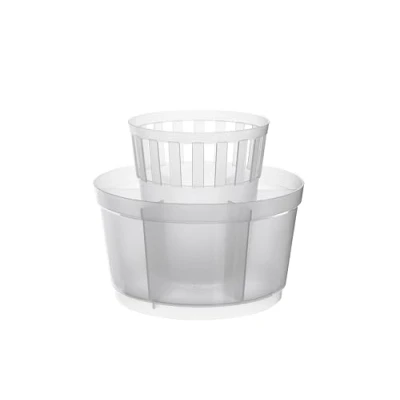 Immagine di Excelsa Rainbow Scolaposate Tondo, 15 cm, Polipropilene, Bianco