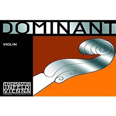 Immagine di Thomastik Corde per Violino Dominant nucleo di nylon, set 4/4 forte, Mi in acciaio rivestimento alluminio