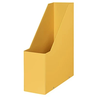 Immagine di Leitz Click &amp; Store Portariviste da Scrivania in Cartone Resistente, Adatto a Casa/Ufficio, Organizer per Fogli, Riviste e Cartelle Formato A4, Gamma Cosy Giallo Caldo