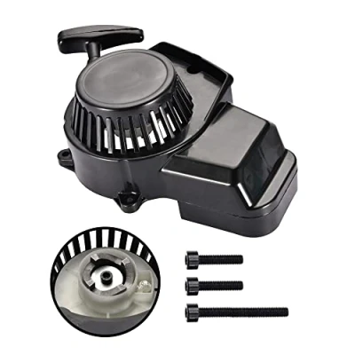 Immagine di GOOFIT Avviamento a Strappo Minimoto Cinese Sostituzione Per 2 Tempi 43cc 47cc 49cc Motocross ATV Quad Pit Bike Scooter e Ciclomotore Motore 1 Pezzo Nero