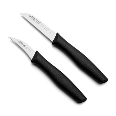 Immagine di Arcos Series Nova Set Coltelli da Paring Lama in Acciaio Inox Nitrum Manico Polipropilene Colore Nero