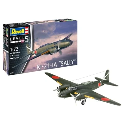 Immagine di Revell 03797 Ki 21 la Sally Modellino in plastica non costruita/non verniciata, scala 1:72, modellato