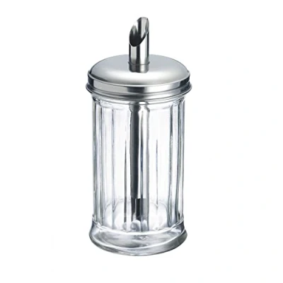 Immagine di Westmark Zuccheriera, Capacità: 300 ml, Vetro/Acciaio inox, New York, Argento/Trasparente, 65242260