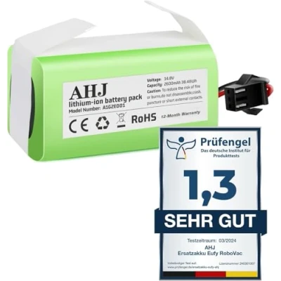 Immagine di 14.4V 2600mAh Li ion Batteria di Ricambio per Proscenic 850T/850P, Lefant T700/M520, IKOHS Netbot S14 S15, Deebot N79S N79, Eufy RoboVac 11 11S, Bagotte BG600/BG700