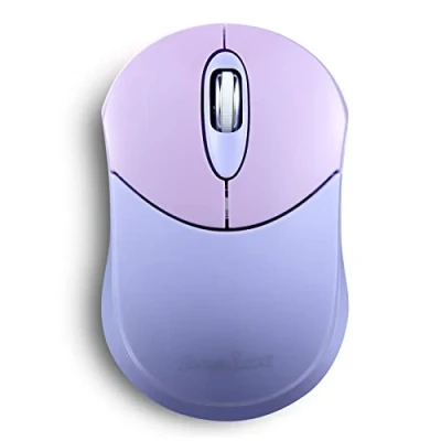 Immagine di perixx PERIMICE 802PP Mouse Bluetooth Wireless Design Portatile Compatibile con Windows iOS e Android PC, Laptop, Tablet Smartphone Viola