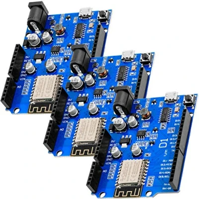 Immagine di AZDelivery 3 x D1 Scheda di Sviluppo WiFi ESP8266, compatibile con Arduino incluso un E Book!