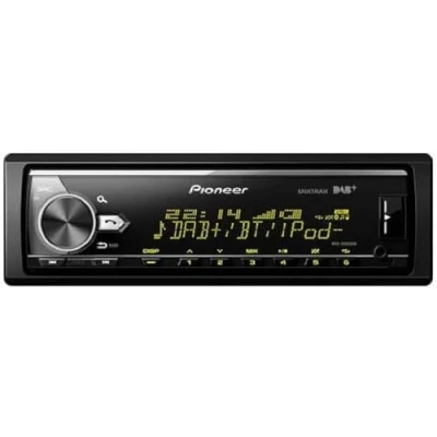 Immagine di Pioneer MVH X580DABAN, Autoradio 1DIN con DAB+, RGB, Bluetooth, USB, entrata AUX, controllo diretto da iPod/iPhone, vivavoce, ARC App, inclusa l&#039;antenna DAB