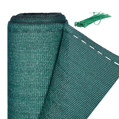 Immagine di Relaxdays Rete di Recinzione per Recinti e Ringhiere, Tessuto HDPE, Protezione Raggi UV, Resistente, 1,8 x 10 m, Verde