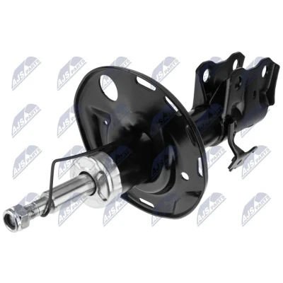 Immagine di NTY A TY 048 Ammortizzatore Assale anteriore Dx pressione del gas doppio tubo tipo McPherson Spina superiore, Collare inferiore