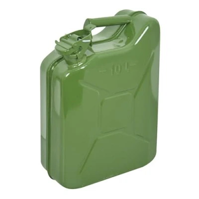 Immagine di Tanica Carburante 10L Verde Metallo TÜV/GS