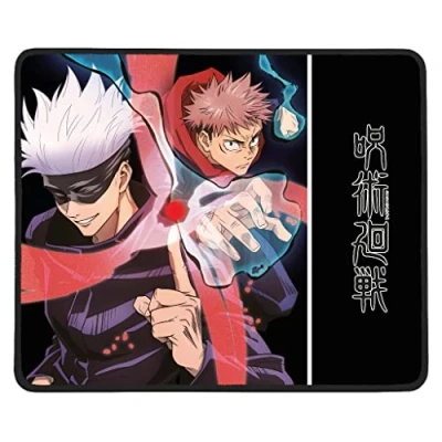 Immagine di Konix Tappetino per Mouse da Gioco Jujutsu Kaisen 32 x 27 cm, Base Antiscivolo, Motivo Gojo e Yuji