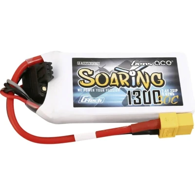 Immagine di Gens ace Batteria ricaricabile LiPo 7.4 V 1300 mAh Numero di celle: 2 30 C Blocco XT60