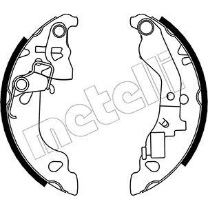 Immagine di METELLI 53 0079Y Ganasce Freno 180,0mm 32mm con regolazione automatica FIAT: Punto II Hatchback