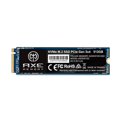 Immagine di AXE MEMORY 512 GB SSD Interno Gen 3x4 PCIe NVMe M.2 2280 Unità