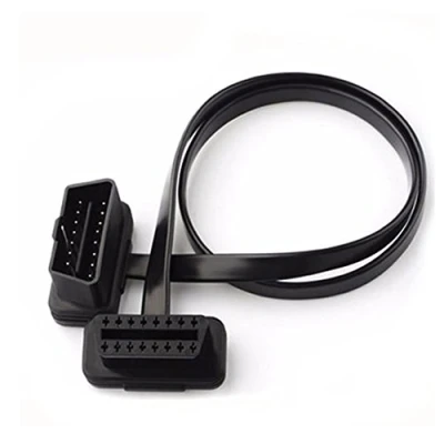 Immagine di vgate OBD2 Cavo di prolunga 16 pin da maschio a femmina con connettore angolato per tutti i veicoli