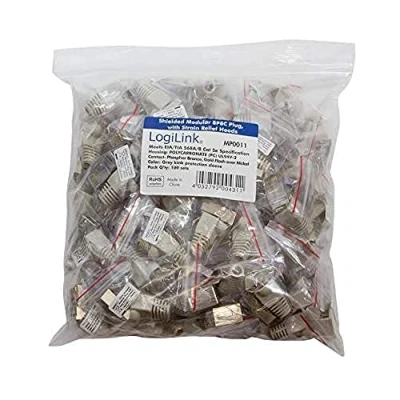 Immagine di LogiLink MP0011 Conettore Cavo RJ45, 100 pezzi