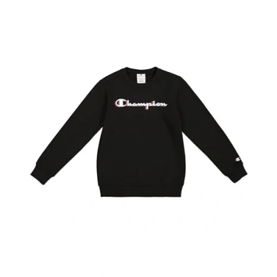 Immagine di Champion Legacy Boy Big Logo Sweatshirt, Maglia di Tuta Bambino, Black (KK001),