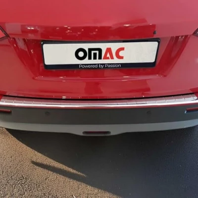 Immagine di OMAC Protezione Paraurti Posteriore compatibile con Suzuki Vitara 2015 2022 Cromo Acciaio Inox Argento