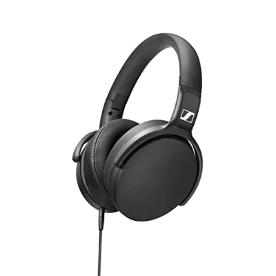 Immagine di Sennheiser Hd 400S Cuffia Microfonica Circumaurale Con Comandi Remoti, Jack 3,5 Mm, Nero, Cablato