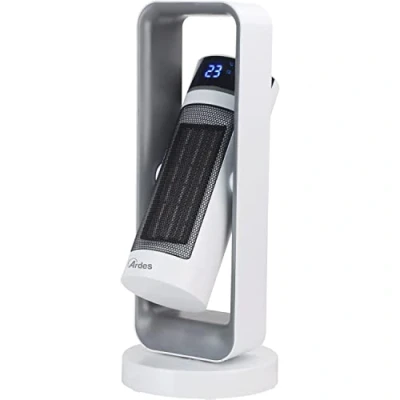 Immagine di ARDES AR4P20 OBLIVION Termoventilatore Ceramico a Torre Oscillazione Automatica Verticale Oscillante Timer 12h Silenzioso Digitale Telecomando e Display Touch
