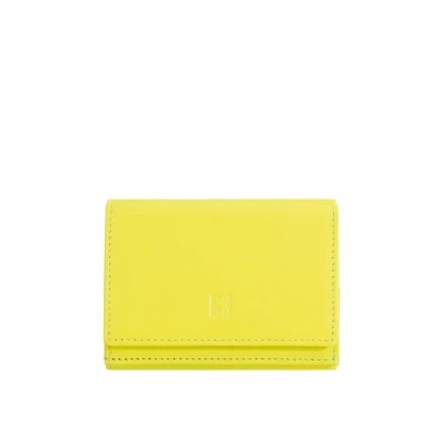 Immagine di DUDU Portafoglio Uomo Piccolo in Pelle, Portafogli Donna, Design Compatto con Portamonete Porta Banconote e Carte Citrus yellow