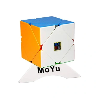 Immagine di OJIN MoYu MOFANGJIAOSHI Cubing Classroom MFJS Meilong Skewb Twisty Puzzle cubo Rompicapo con un Treppiede (Senza Adesivo)