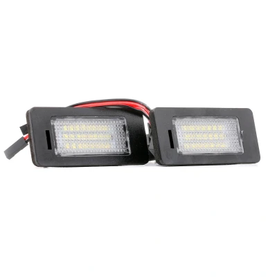 Immagine di NTY ELP AU 001 Luce Targa LED Sx, Dx con lampadina AUDI: TT Coupe, A4 B8 Avant, Q5, VOLKSWAGEN: Passat B6 Sedan, SKODA: Yeti