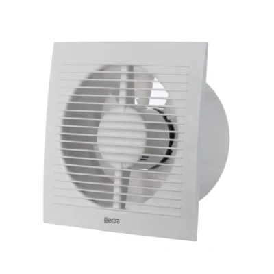 Immagine di EUROPLAST Ø 150mm Aspiratore Bagno con Timer e Sensore di Umidità Ventola Aspirazione Bianca Estrattore Aria Ventilatore da Parete per Cucina, Garage, WC