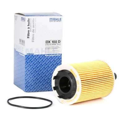 Immagine di MAHLE ORIGINAL OX 188D filtro olio con guarnizione Cartuccia VOLKSWAGEN: Fox Hatchback, Polo IV Sedan, Multivan 5 (7HM, AUDI: A5 B8 Coupe