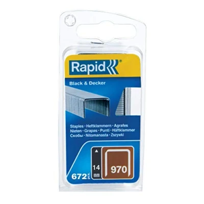 Immagine di Rapid 40109553 No. 970 Graffe a Filo Piatto 14 mm, Acciaio