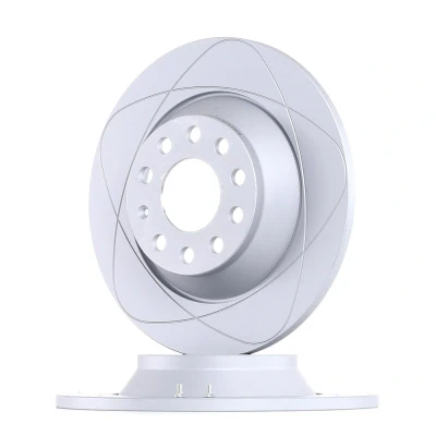 Immagine di ATE PowerDisc 24.0312 0159.1 Disco freno 302,0 12,0 5 112,0 pieno rivestito con bulloni/viti AUDI: A6 C6 Avant, Sedan