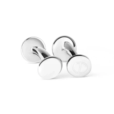 Immagine di Davidoff Essentials MINI Round Gemelli silvercoloured, Uomo, Taglia: One Size, Silver coloured