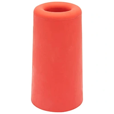 Immagine di WAGNER Fermaporta VULKANO BIG Diametro Ø 40 x 73 mm I a pavimento/a muro da avvitare rosso in stile retro gomma piena 15207121