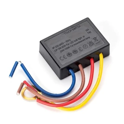 Immagine di ORION LIGHTSTYLE Touchdimmer Modulo touch dimmer MTD EH1503 20 100 Watt LED 3 25W per lampade e apparecchi di illuminazione, nero