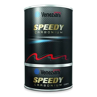Immagine di Veneziani Speedy Carbonium Antivegetativa bicomponente, colore: Grigio, size: 750 ml