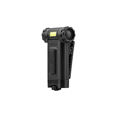 Immagine di Coast HX4 80 Lumen Dual Color (Bianco &amp; Rosso) Magnetico LED Clip Luce con Rotazione Fascio, Nero
