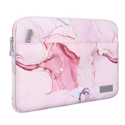Immagine di MoKo 9 11&quot; Custodia Protettiva con Cerniera e Tasche per iPad 10a/Air 5 10.9 2022 9a 8a 7a Gen 10.2, Surface Go 2 10.5, PRO 11 M2 2018, Air 4 10.9, Galaxy Tab 10.1, Rosa nuvoloso