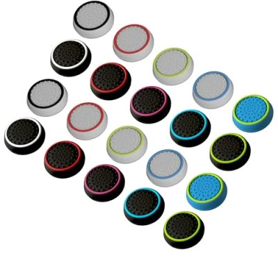 Immagine di MatoSan® Grip Joystick cap Analogico, Accessorio di Impugnatura Tappi Assistenza alla Mira per Xbox One Serie X S Switch PRO Controller PS5 PS4 Stick Protezione (20 pezzi)