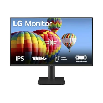 Immagine di LG 27MS550 Monitor 27&quot; Full HD LED IPS, 1920x1080, 100Hz, Audio Stereo 4W, 2x HDMI 1.4 (HDCP 1.4), AUX, Schermo Antiriflesso, Altezza Regolabile, Flicker Safe, Nero