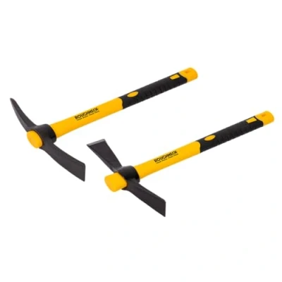 Immagine di Roughneck ROU 64015 Set da 2 pezzi, tra cui: 1 micro plettro e taglierina Mattock (entrambi 380 mm, 15&quot;), giallo