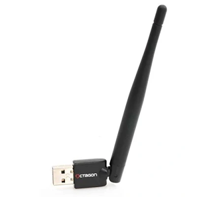 Immagine di Octagon WL048 Adattatore WLAN 150 Mbps USB 2.0 per VU+ Gigablue Protek SAT con E2 Enigma2