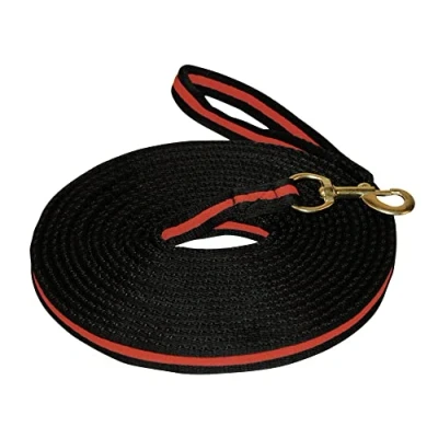 Immagine di Linea Lunging Soft Zwart / Rood 8 m