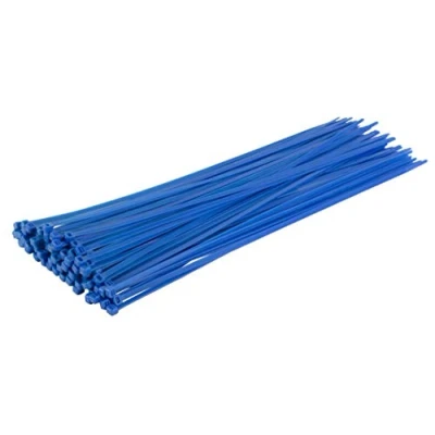 Immagine di Gocableties Fascette Plastica Blu 370 mm x 4,8 100 Pezzi Lunghe Colorate
