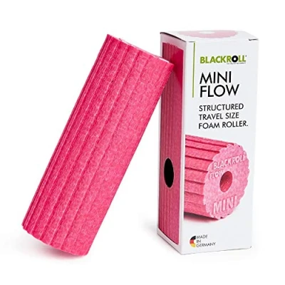 Immagine di BLACKROLL® MINI FLOW fascia rullo Made in Germany. Il piccolo automassaggiante con doppio effetto per la rosa