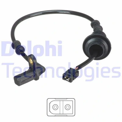 Immagine di DELPHI SS20486 Sensore ABS attivo 486 MERCEDES BENZ: SLK